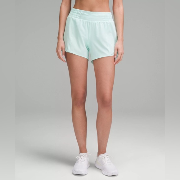 NWT Lululemon Hotty Hot HR Short 4” Inseam Ideal Mint IDLM Size 10 - Picture 4 of 5